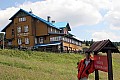 Schronisko na Śnieżniku - tu kończy się szlak rowerowy