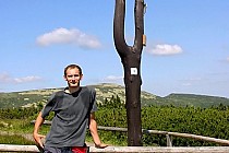 Vrbatova bouda - tu kończy się trasa dla rowerów - na wysokości 1396 m n.p.m.