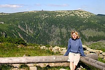 ... z punktu widokowego Harrachovy Kameny...