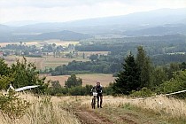 Trudny odcinek - błotnisty wjazd na Górę Szybowcową