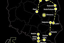 Trasa 65.Tour de Pologne