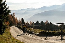 Fragment podjazdu na Patscherkofel