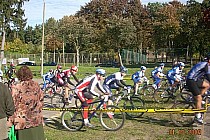 Start I  Rodzinnego Maratonu Rowerowego w Bytowie.
