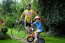 Przed wyjazem na trening. Młode kadry rosną.