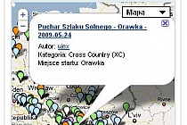 Interesujący wyścig można znaleźć przy pomocy mapki dołączanej z prawej strony w dziale wyścigi.