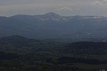 widok na Śnieżkę z Krzyżnej Góry