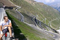 Przełęcz zdobyta, spojrzenie na przebytą drogę.