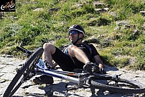 Nie każdy dawał sobie radę z ostatnim stromym fragmentem tuż przed metą