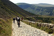 Taka ścieżka z kamieni prowadzi niemalże przez całą trasę