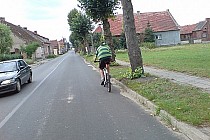 Kolega wjeżdzający do miiej. Ołobok około 5 km do celu :)