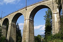 Most kolejowy w Wiśle Głębce