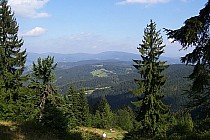 Widok z schroniska Stożek