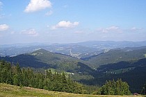 Widok z schroniska Stożek