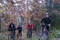 Trudniejszy podjazd, nie wszyscy dawali radę :)