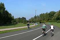 No i autostrada rolkarsko - rowerowa Dolina Trzy Stawy w Katowicach.