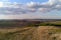 Kozie Czuby, widok z jednego z wzniesień