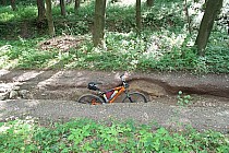 Droga powrotna z Trójgarbu po jednej z nawałnic roku 2009.