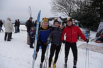 Nie da się na rowerze, no to na narty !!