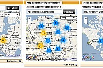 Grupowanie markerów na podgladach map