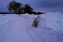 śnieżny tunel :)