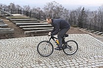 Igliczna- musiałem przyjąć opływową pozycję, żeby wjechać na szczyt