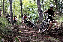 Najtrudniejszy zjazd na trasie.