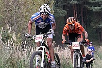 Rafał Hebisz i Dariusz Batek na ostatnim ciężkim podjeździe