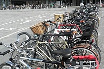 Rowerowy parking w centrum Kopenhagi