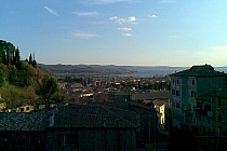 Widok z miasteczka Bolsena