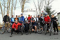 Zgorzelecka Grupa Rowerowa na rajdzie "Przywitanie Wiosny".