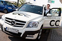 Maja Włoszczowska i jej nowe auto.