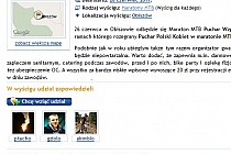 Lista użytkowników zamierzających wystartowaćw wyścigu.