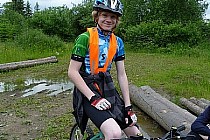 Na obozie - Wjazd na górkę małe ciche:) Rower z wyporzyczalni