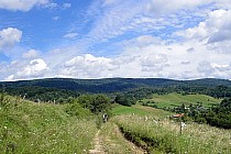 Niebieski szlak pieszo rowerowy