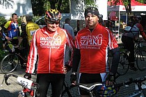 ..na mecie VI Łobeskiego Maratonu....wraz z moim mentorem, służącym zawsze dobrą radą - Wigorem :-)