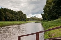 Rzeka barycz okolice Sułowa