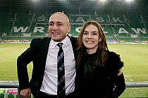 Maja Włoszczowska z Przemysławem / fot.K.Ziółkowski