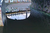 Warszawa, zalaty tunel na Trasie Siekierkowskiej