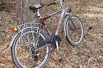 Ten rower dalej nie pojedzie ;-) ,awaria podczas drugiej podróży-rozgrzewki w tym roku(04.03.2012)("Posypały" się wianki w tylnym kole) i 12km odbyłem spacerkiem do domu :-)