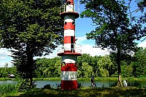 Latarnia morska przy stawie Belnik