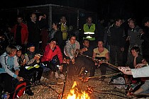 Tyski Nocny Rajd Rowerowy - ognisko