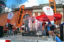 Rafał Doboszynski na drugim stopniu podium