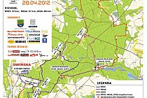 Mapa trasy w Czerwonaku