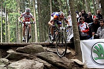 Fabian Giger i Florian Vogel na Vertical Drop