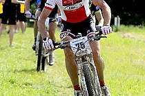 Marek Galiński na trasie maratonu