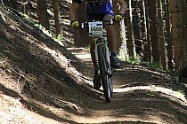 Trawers w masywie Jałowca podczas MTB Marathonu Wałbrzych