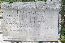 Płyta upamiętniająca walkę o przetrwanie
Górecko Kościelne