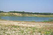 oczko wodne przy zakładach ceramicznych w Harasiukach