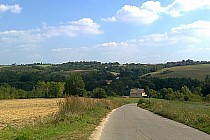 Gromadzice -może tego nie widać ale widoki były ppiękne