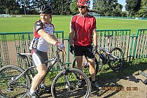 ...przed startem Lubawka ...ja stres Krzysiek luzik